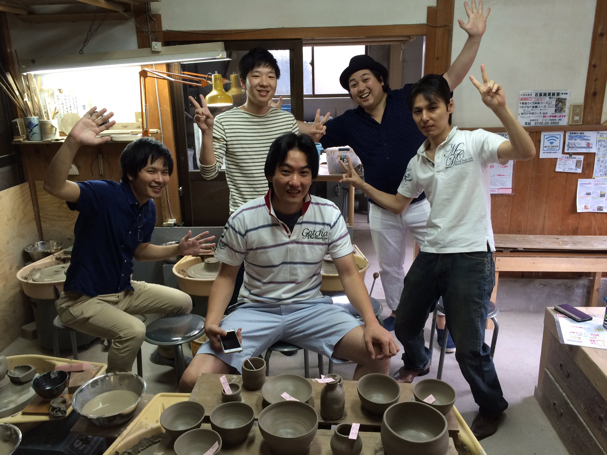ならまち万葉陶芸教室 Manyogama Twitter
