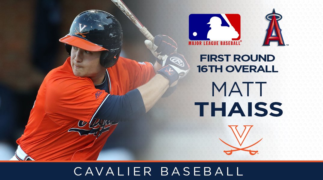 Congrats Matt Thaiss: 16th overall draft pick by the <a href="/Angels/">Los Angeles Angels</a>!