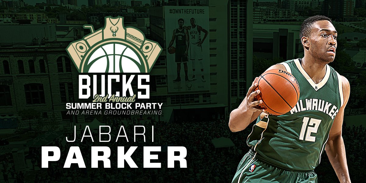 Jabari's gonna be there on June 18th, will you!?!  Details: Bucks.com/BlockParty https://t.co/DgR8uwRp2E