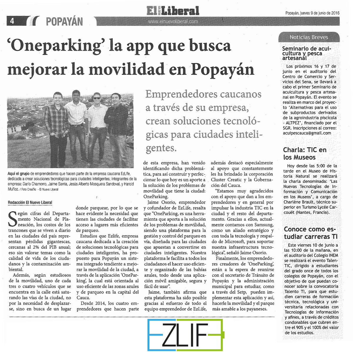 OneParkingApp's tweet photo. Cada vez más cerca de ser una realidad. @popayan @alcaldiadepopayan
@movilidadinteligente @elnuevoliberal https://t.co/prVkoHFD8x