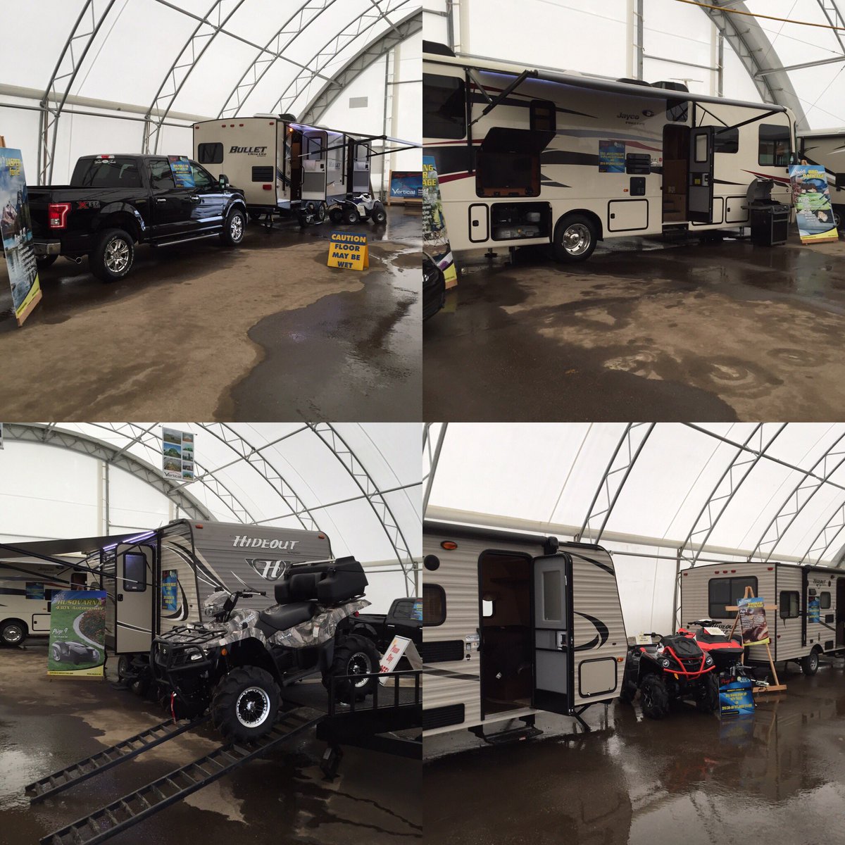 danboorse's tweet photo. Come check out the prizes at the #cashandcampinglottery tent tonight. It's nice and dry inside #greatnortherncasino https://t.co/3H3WMwBj5F