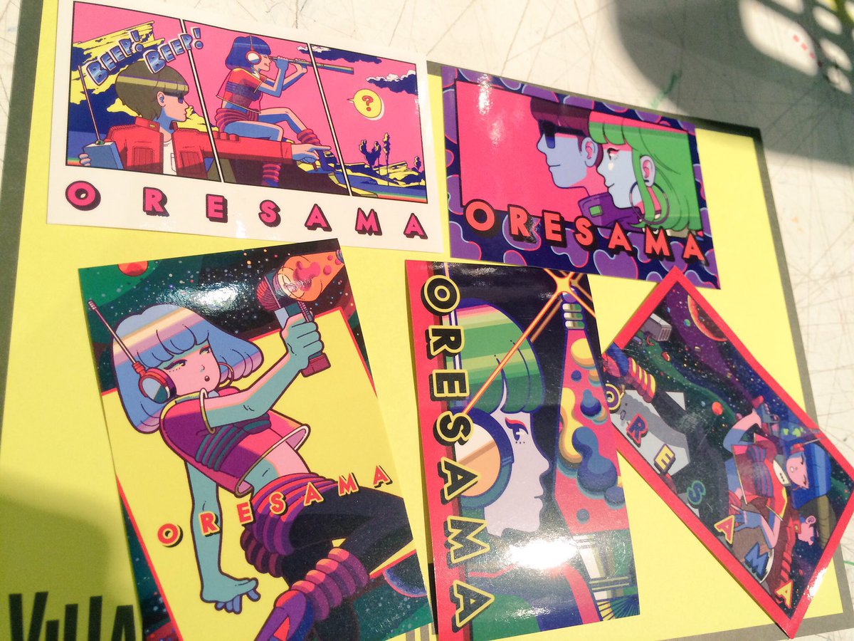 ヴィレッジヴァンガード新潟bp店 銀河 本日発売 Oresama うとまるコラボアイテム うとまる氏デザインのステッカー5枚にoresamaの新曲ダウンロードコード入り 曲もデザインも素敵すぎる 特典でポスターも付いてくるっ 入り口にて展開中 ぜひ