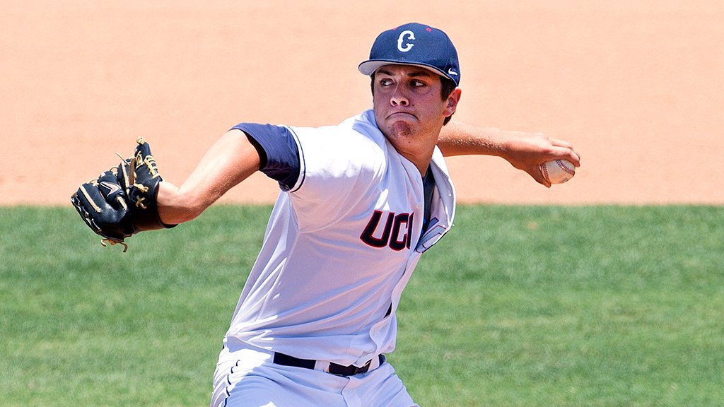 Mets's tweet image. And with the 31st pick in the #MLBDraft, the #Mets select LHP Anthony Kay, from UConn.