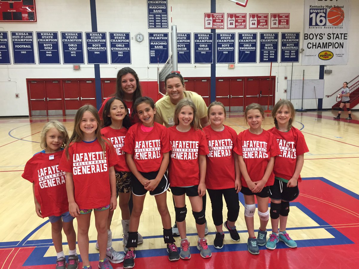 generalscoach's tweet photo. How about these future Generals?What a fun group to teach volleyball to. #GeneralsRising https://t.co/jE9iMZ8O1j