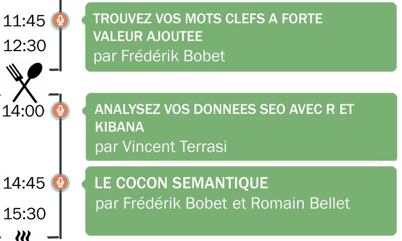 RomainBellet's tweet image. [RAPPEL MODIF] #queduweb Les conf :  MOT CLÉ &amp;amp; COCON SÉMANTIQUE sont inversés (@Doeurf &amp;amp; @RomainBellet)