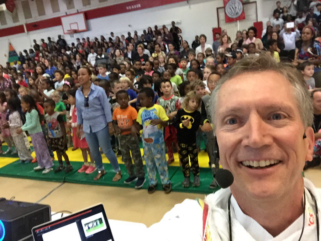 jlaneyjr's tweet image. #ICSAddis singing our #SchoolSong at the #FinalAssembly for 2015-2016! Video on YouTube Channel!