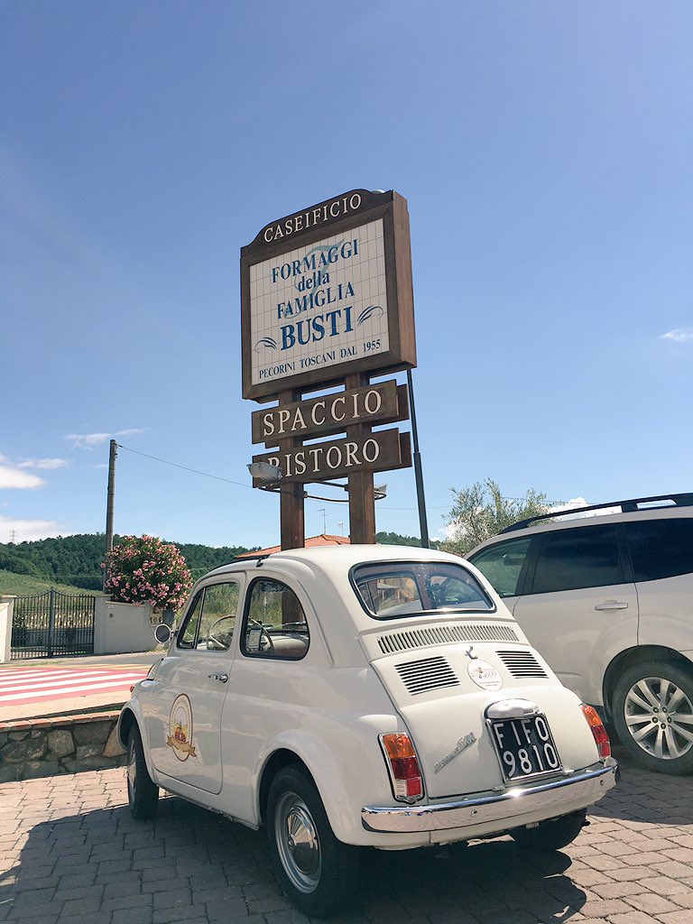 Arrivati da Busti a Fauglia! Pronti per la linea di produzione e la degustazione 😋😋 #pecorinotoscano