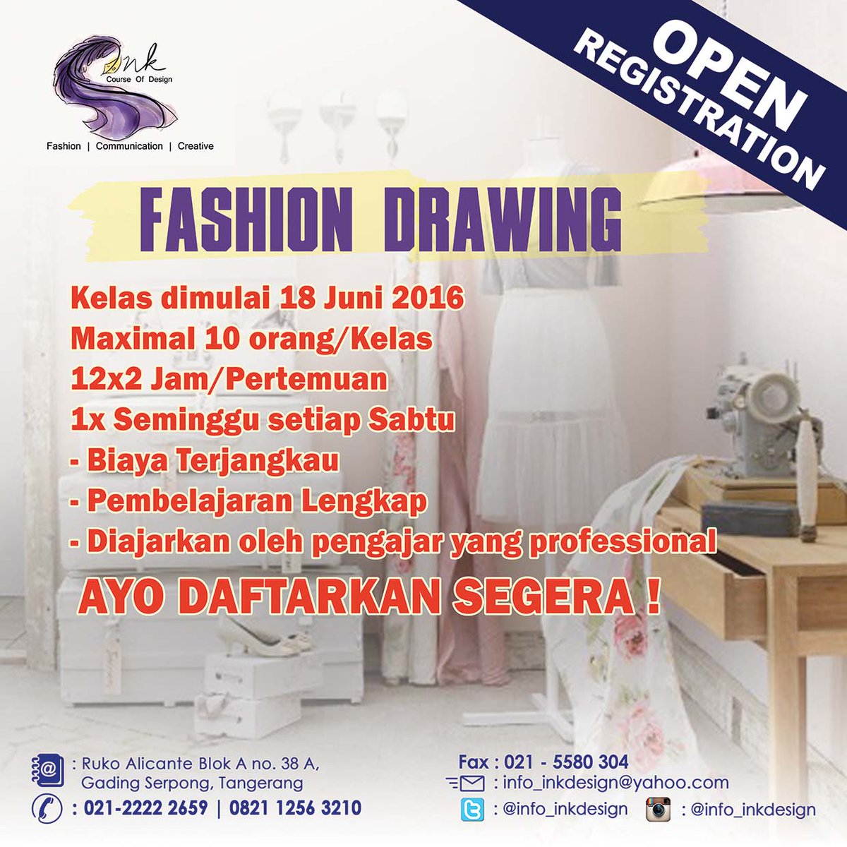 #kursusfashion #kursusjahit #fashiondesign #fashionindonesia #kursusgambar #fashiondrawing #jahit #kursusfashion