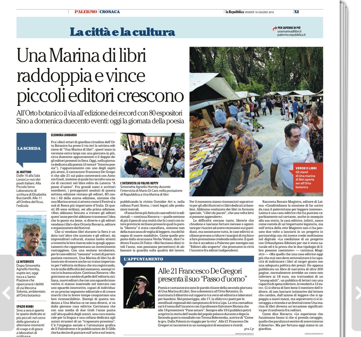 AdrianaFalsone's tweet photo. La forza di una @MarinaDiLibri ? Fare rete! #libri #editoria #festival @unipait @Palermer https://t.co/h1IrfaQCX8
