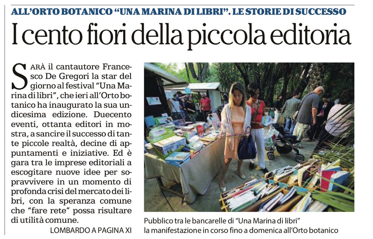 AdrianaFalsone's tweet photo. La forza di una @MarinaDiLibri ? Fare rete! #libri #editoria #festival @unipait @Palermer https://t.co/h1IrfaQCX8