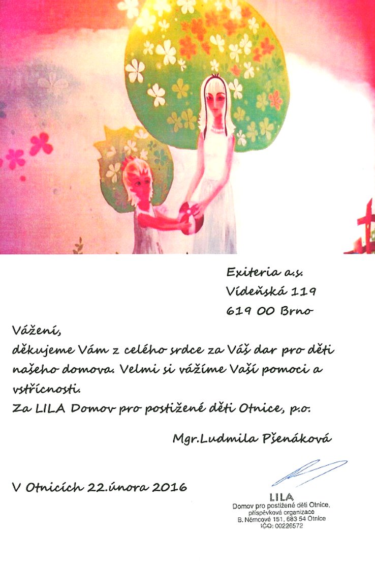 exiteria's tweet photo. Díky dobročinné akce jsme vybavili domov pro postižené děti Lila v Otnicích. https://t.co/UmGYgMZa6E https://t.co/OKU0LjR3WF