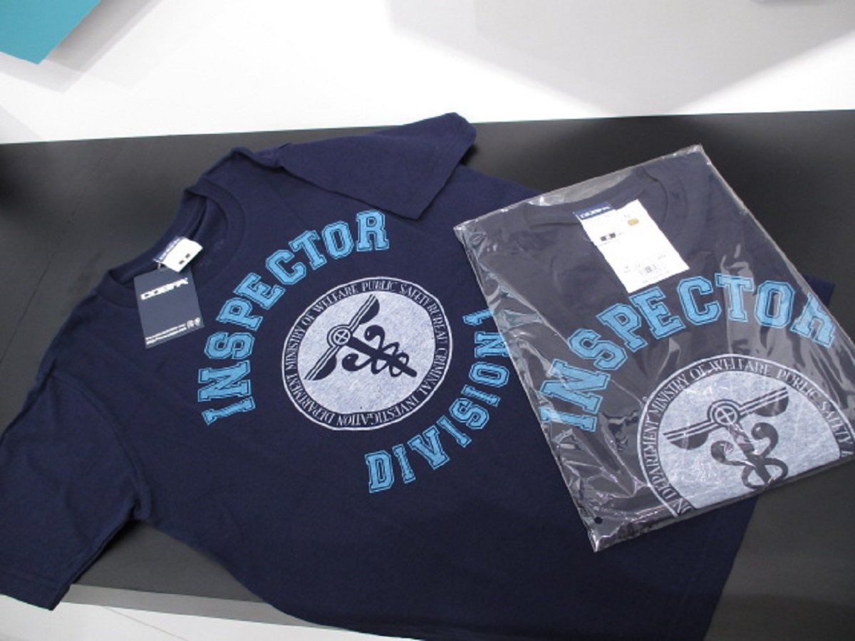 Twitter पर I Gストア 公式 再入荷 Psycho Pass 公安局カレッジtシャツ 監視官ver Navy 各2900円 税 公安局のマークが胸にデザインされたかっこいいtシャツです サイズはs Xlまでです Igストア