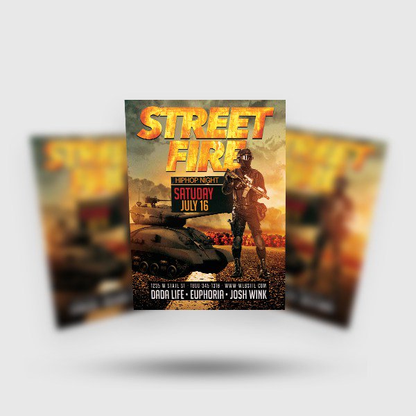 Free Street Fire Flyer Template designslots.com/2016/06/free-s…