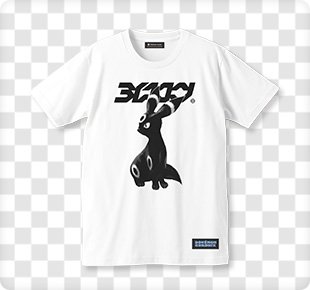 POKEMON GRAPHIX」Tシャツに、マスクド・ピカチュウ、メタモン