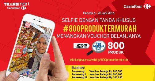 Transmart_IND's tweet image. Foto selfie bersama #800ProdukTermurah dapat voucher ratusan ribu? Ikut kontesnya yuk! bit.ly/800produktermu…