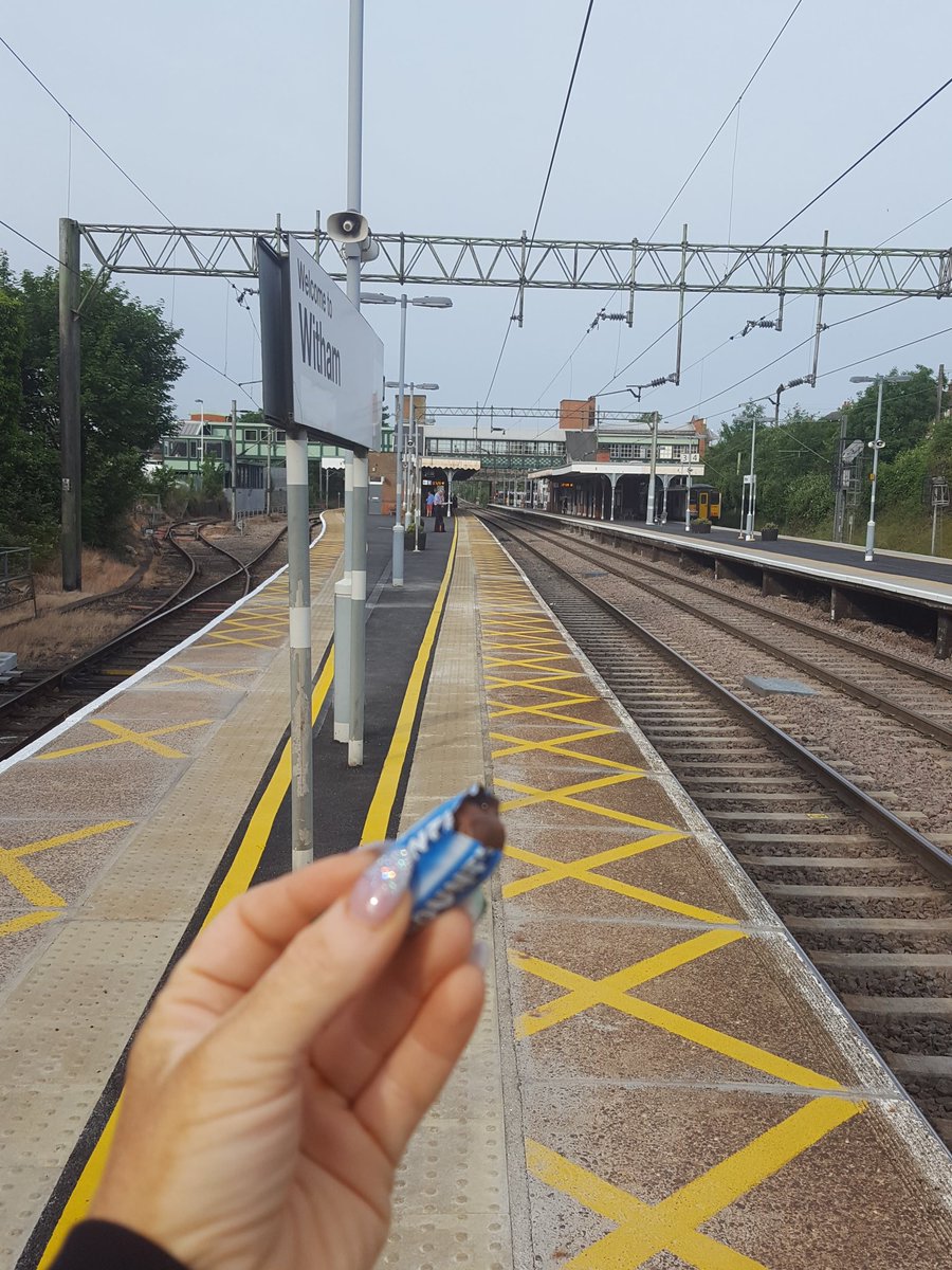 atasteforginger's tweet photo. Sweets @ Witham station this morning 2 celebrate the Queen's birthday! Thnks @greateranglia #HappyBirthDayQueen https://t.co/gyyZHHiLoD