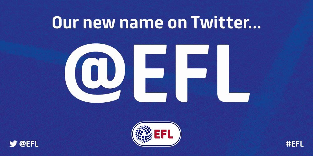 We've changed our name on Twitter so will no longer use this handle. If you want to get in touch find us at @EFL