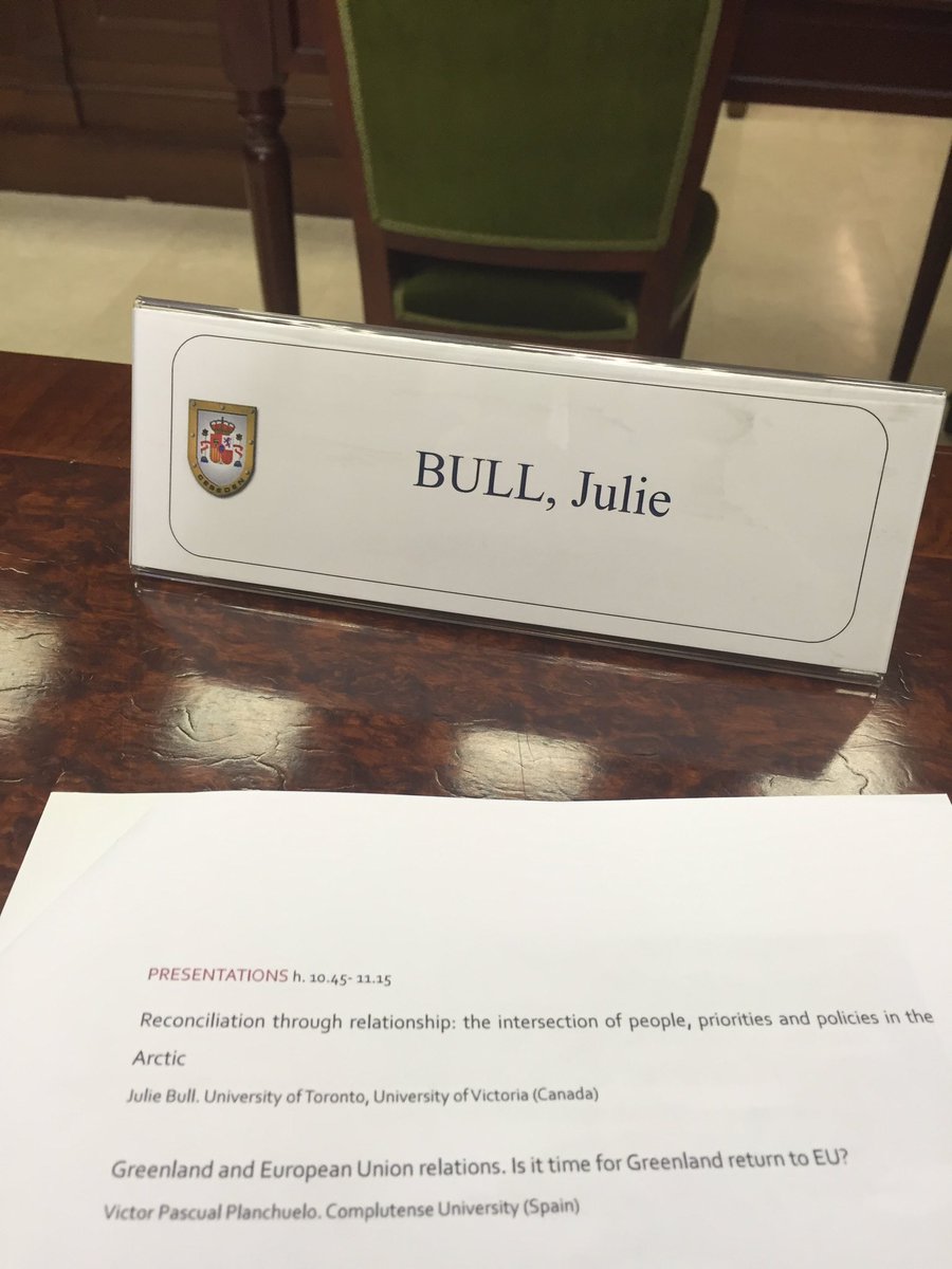 julierbull's tweet image. Ready to talk #indigenous #includion in the #Arctic in #Madrid. #relationships #reconciliation #ourvoices