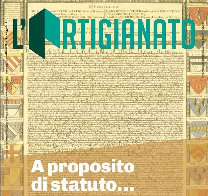 "A proposito di statuto..." L'editoriale dell'ultimo numero della rivista #lArtigianato bit.ly/1VPWYN0