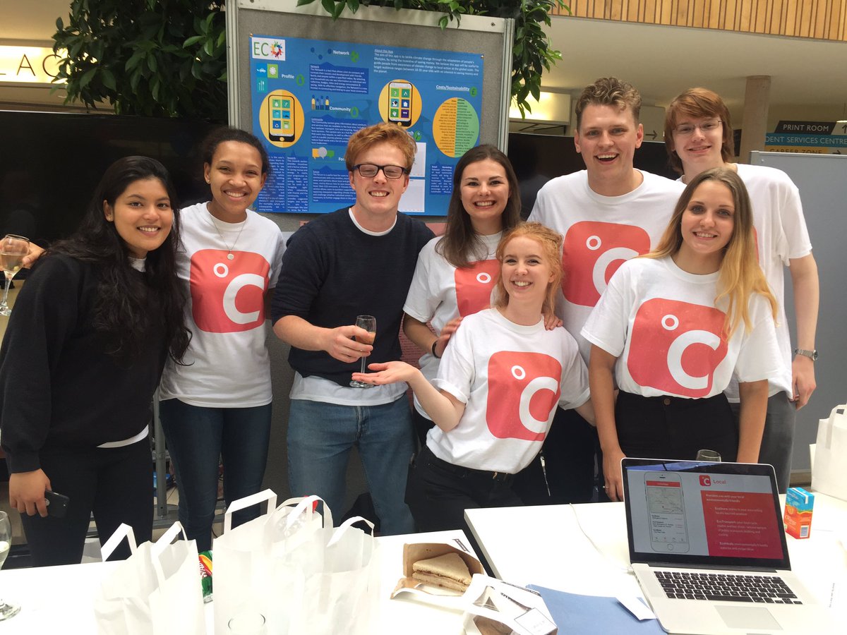 Awesome stand at Grand Challenges <a href="/Objective1_5/">ClimApp</a> 
Fantastic work guys!
@uofe_challenges 
#gcClimateChange