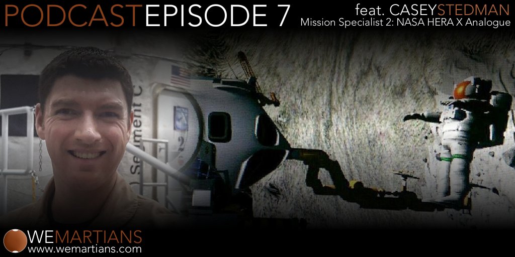 We_Martians's tweet photo. Podcast Ep7 "Sitting in a Tin Can" ft. @casey_stedman of @HERA_Crew_X live now! #HERA #space https://t.co/dbfWlBiFpo https://t.co/pWqP8isFSS