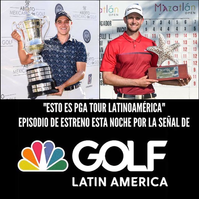 PGATAmericasESP's tweet photo. Lo mejor del #AbiertoMXGolf y el #MazatlanOpen esta noche 📺
8:30 PM #MEX🇲🇽 #COL🇨🇴 
10:30 PM #ARG🇦🇷
#EstoEsPGATOURLA https://t.co/q8kAkYVTB3