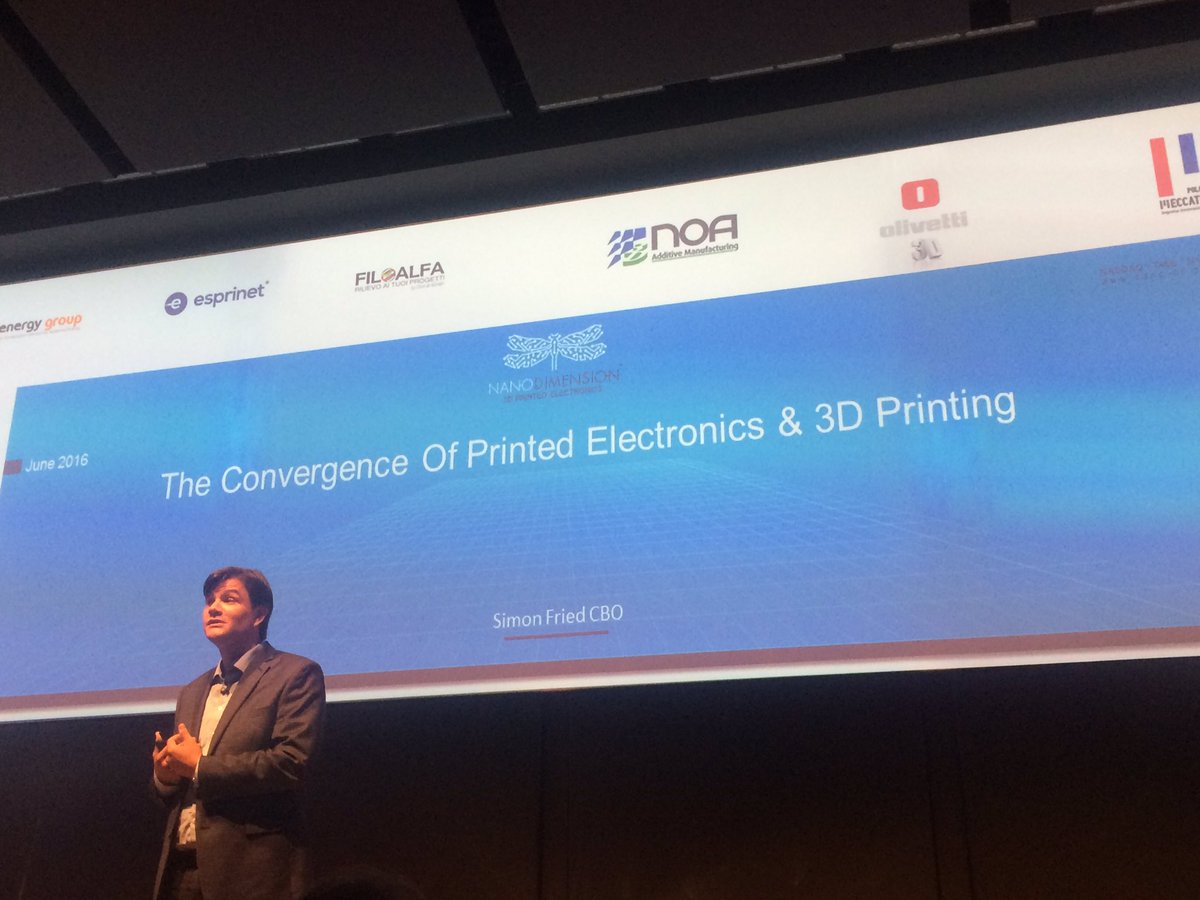 TechnologyHubMi's tweet image. Stampa 3D e elettronica stampata. Ne parla Simon Fried #additivetalks