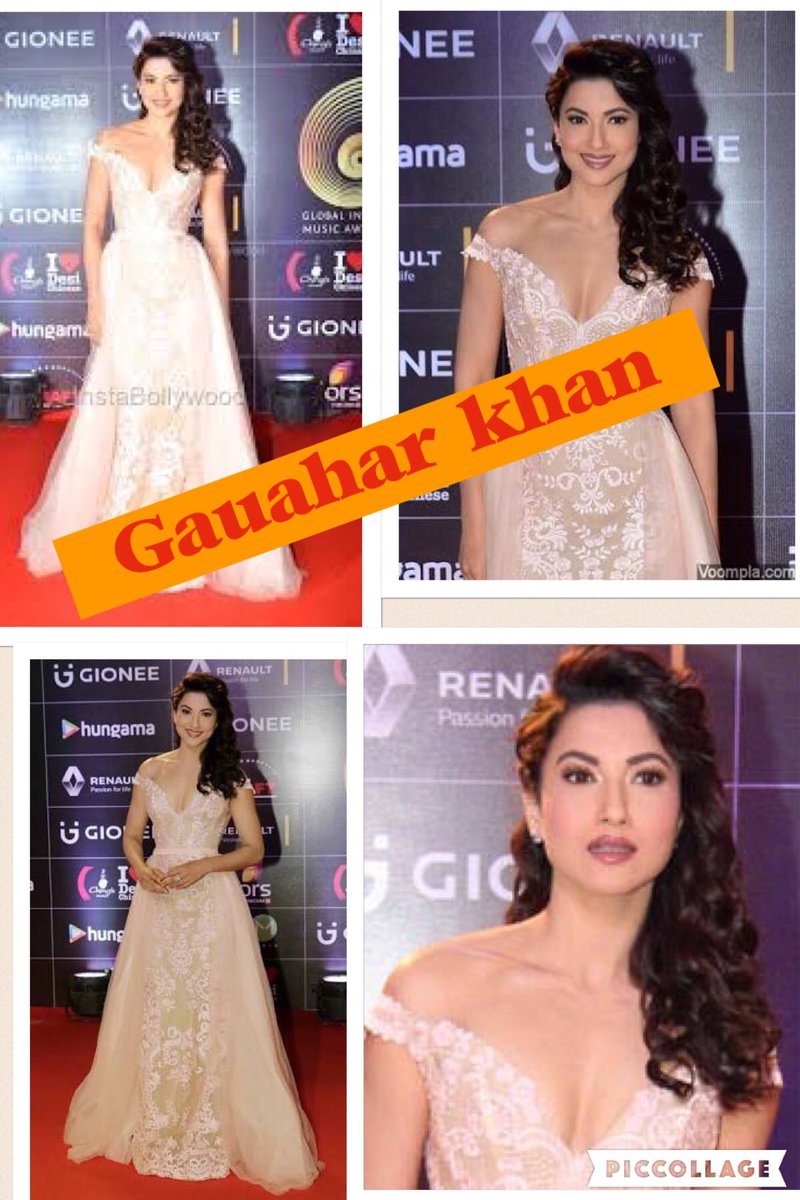 @GAUAHAR_KHAN she is a adorable beauty #GiMA2016