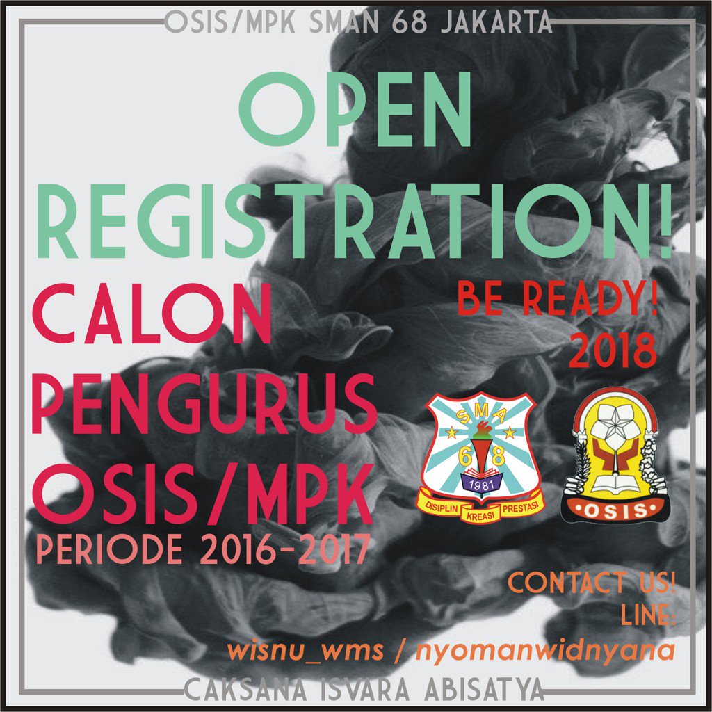 OSIS MPK SMAN 68 Osis68cia Twitter