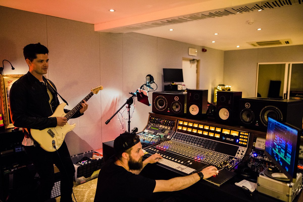 thescript's tweet image. In the studio writing a banger right now 💥 #ScriptStudio