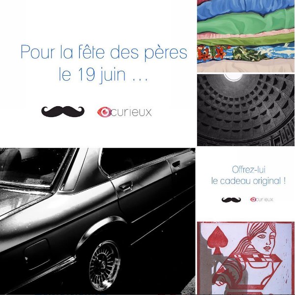 Rendez-vous sur ocurieux.com pour tous les papas !
#fêtedespères #art #cadeau #original