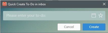 outlookWunder's tweet photo. New as well: A new create dialog, allowing you to set due date &amp; star the to-do! #wunderlist #productivity #outlook https://t.co/2sENMzLCto