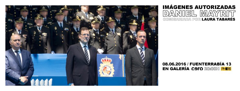 Regresamos a Twitter con la expo #imagenesautorizadas de Daniel Mayrit dentro del programa <a href="/photoespana/">PHotoESPAÑA</a> #leymordaza