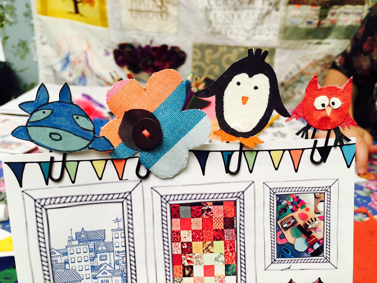 ALocalDialogue's tweet photo. Paperclip bookmarks made today at #MarksGateCreativeCafe. Come along and make yours! #craftbritain @CreativeBandD https://t.co/aGB8MsqXw3