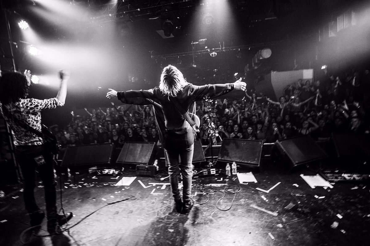 THEHUNNABAND's tweet photo. UK tour was something else! πΉππΌ love to everyone. AMERICA we're on our way... Let's get fucking lit! πΊπΈπ―#TheHunna100 https://t.co/SB2ssfFSp7