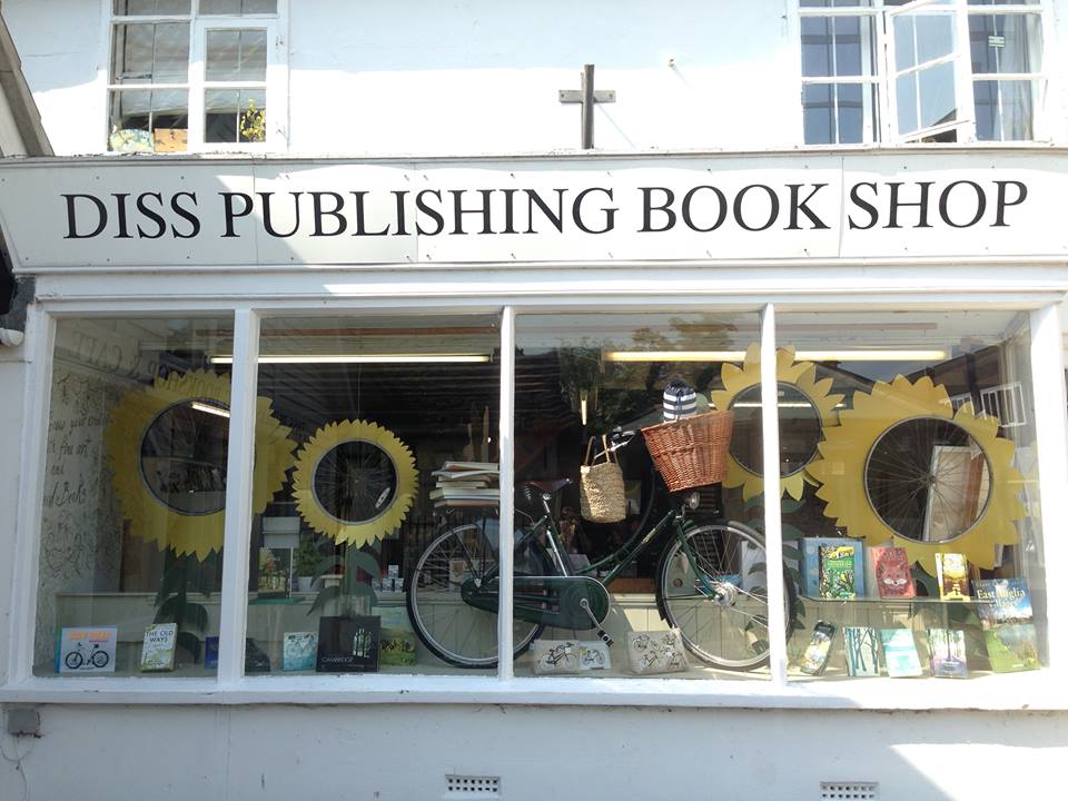 DissPublishShop's tweet photo. Getting ready for @disscyclathon. Come and see our themed window. https://t.co/i9OS109Wou