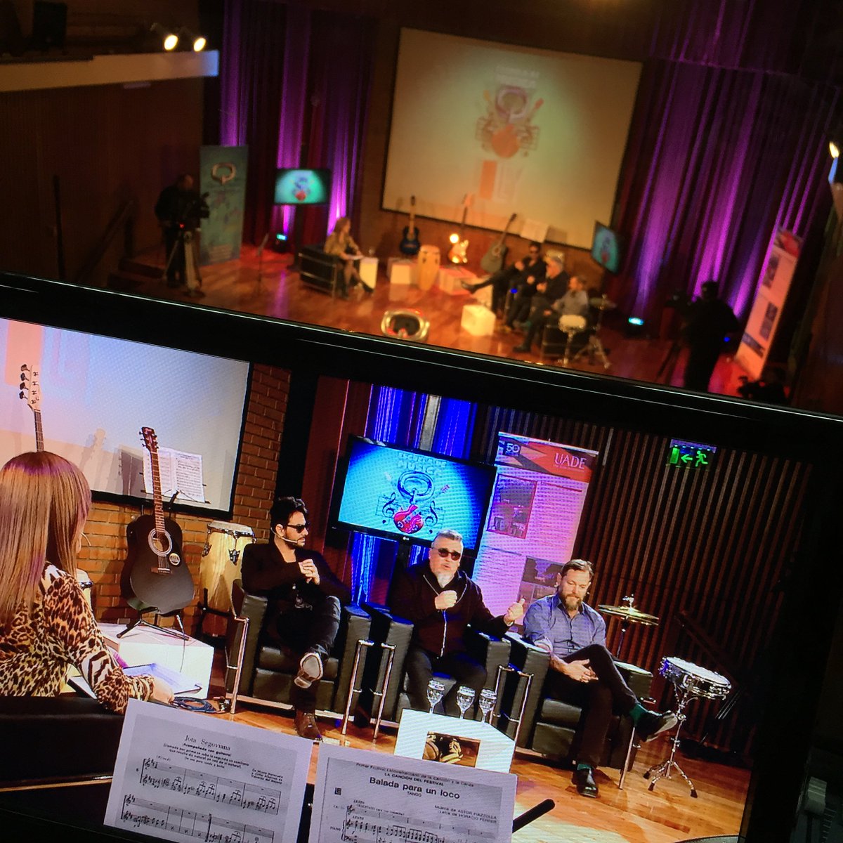 quieromusicatv's tweet photo. Hoy a las 21:00  una clase magistral desde @uadeoficial con #EscuelaDeMusica @LaLeyOficial #EstrenoImperdible https://t.co/3y5BaKKsZw