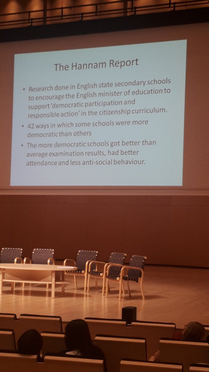 PhoenixEdu_'s tweet photo. When studied, more democratic state schools tended to perform better comparatively #idec16 #ukedchat https://t.co/zM6u6FuKGO