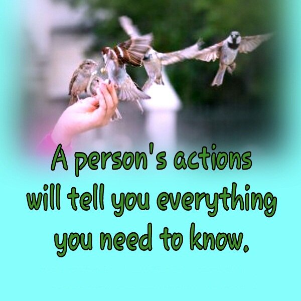 label_apps's tweet image. A person&apos;s #actions will #tell you #everything you need to know.