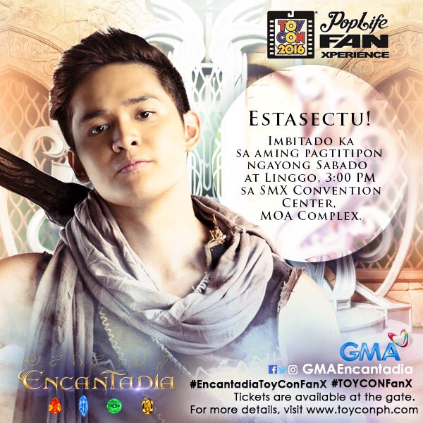 wearegabbified's tweet photo. Bukas na ang #EncantadiaToyConFanX #ToyconFANX sa SMX Convention, MOA Complex! Avisala mula kina Alena at Ybarro 🏰 https://t.co/PsjF4jGPyI
