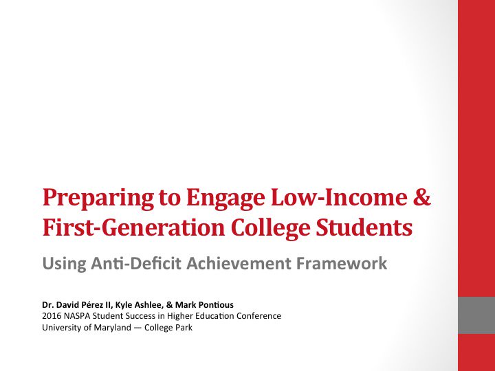 drdavidperezii's tweet image. Advancing #AntiDeficit initiatives for LI &amp;amp; FG students with @MiamiSAHEPhD students at #2016NASPASSHE @NASPAtweets