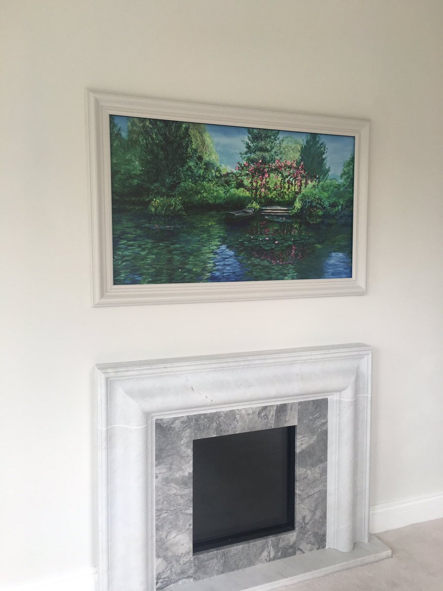 CCiHOMEAUTO's tweet photo. #pictureframetv all up and running. 2 more to go in same apartment https://t.co/cj69URvv0Y
