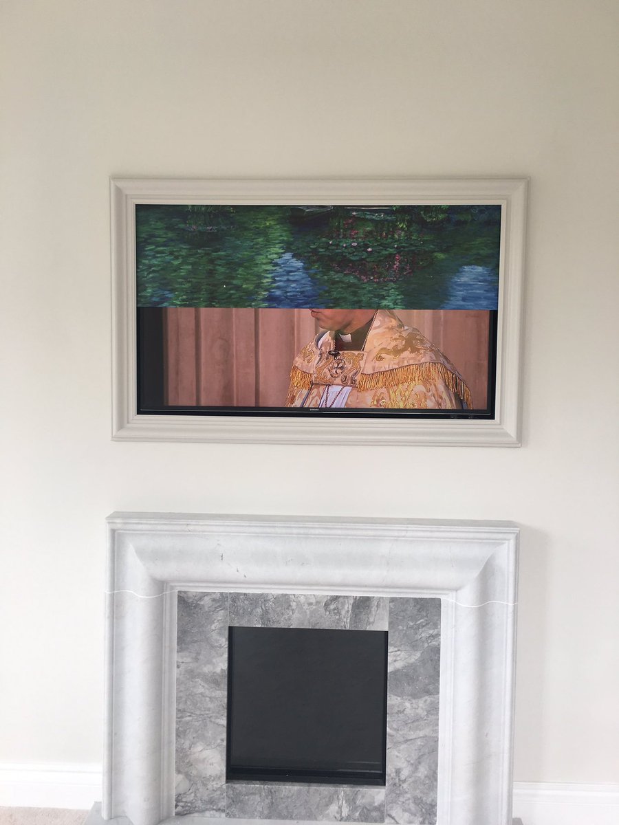 CCiHOMEAUTO's tweet photo. #pictureframetv all up and running. 2 more to go in same apartment https://t.co/cj69URvv0Y