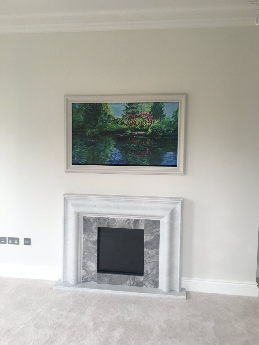 CCiHOMEAUTO's tweet photo. #pictureframetv all up and running. 2 more to go in same apartment https://t.co/cj69URvv0Y