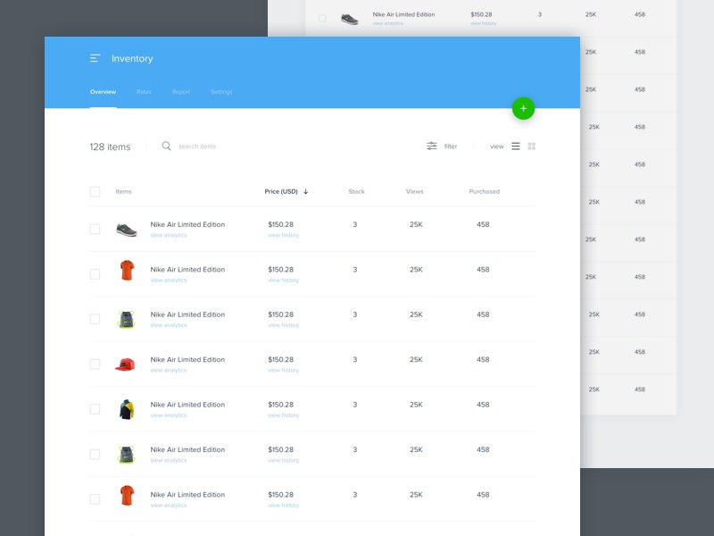 UpLabs's tweet image. Dashboard Inventory – 💡 Animation by @dwinawan  materialup.com/posts/dashboar…