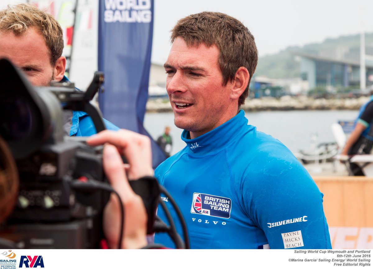 volvosailing's tweet photo. 1st place today for #TeamVolvo’s @patience_luke and @chrisgrubegbr, @GBR49erTeam and @alain_sign #DriveMedalsHome https://t.co/RNyakwuBy4