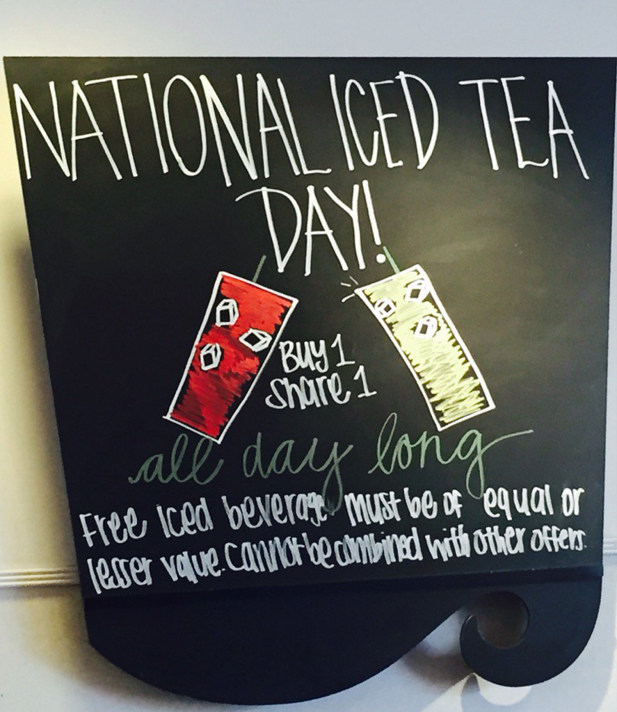 HAPPY NATIONAL ICED TEA DAY!! #bogo #icedtea at your Riverbank Target Starbucks #allday #becausetea #t2096 #yummm