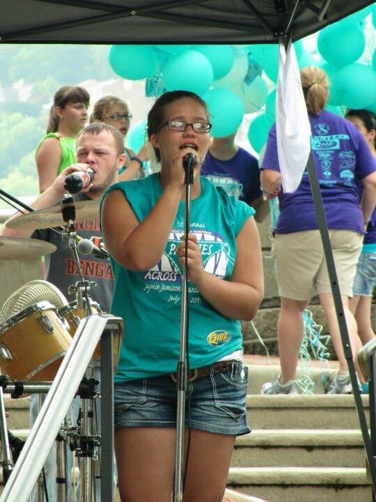 Hope was only 14 when she created Panties Across the Bridge. 6th annual event is July 9
