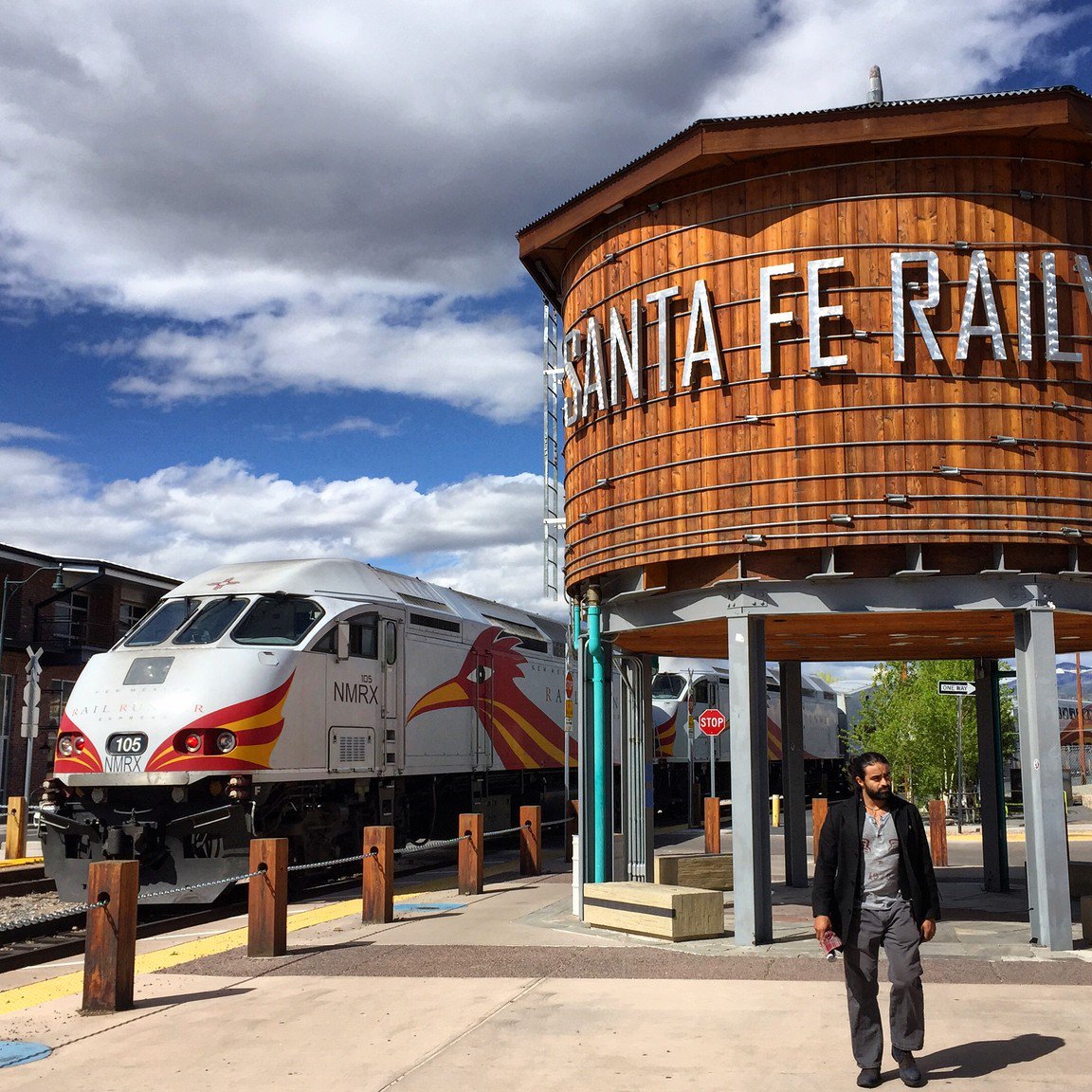 VisitSantaFeNM's tweet photo. You can still ride trains to the great rail hub of the west @examinercom https://t.co/JrQGoHa5ox #RailDifferent https://t.co/vJXWUrR8MW