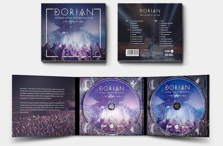 Dorian_Oficial's tweet photo. Ahí va! Arte de nuestro 1er disco en directo y vídeo de adelanto! VERTE AMANECER. Momentazo! https://t.co/EYwRM1Ekuh https://t.co/Bsbao7KRQV